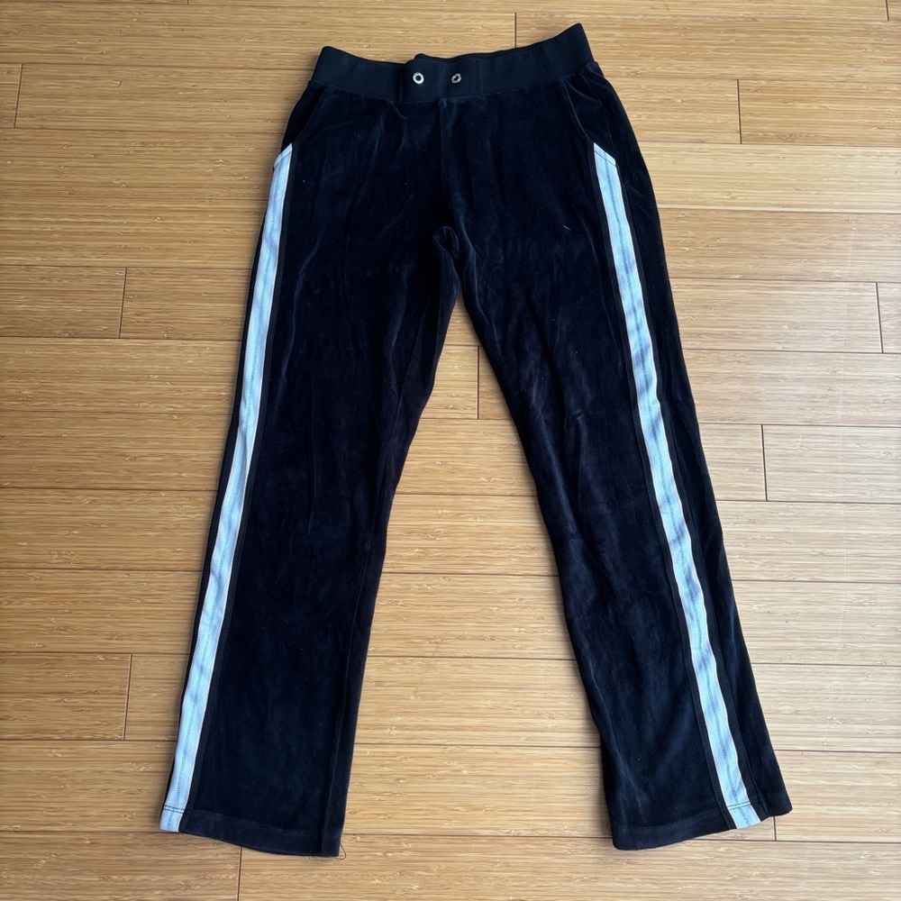 Y2K bebe vintage velour track pants